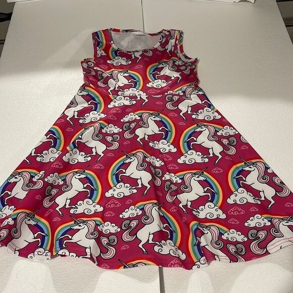 funnycokid Other - Girls Large (7/8) dress. Unicorns 🦄 Super cute!​